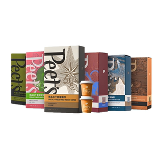 Peets皮爷多风味精品冻干速溶咖啡粉罐即溶黑咖啡健身伴侣便携装