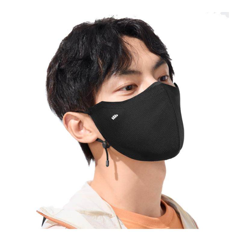 蕉下男士防晒口罩男焦冰丝透气3d立体黑色潮款可水洗防风脸罩面罩
