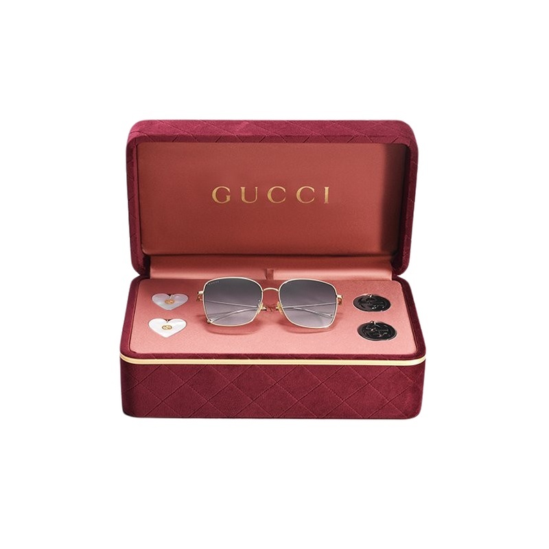 古驰GUCCI迷链太阳眼镜