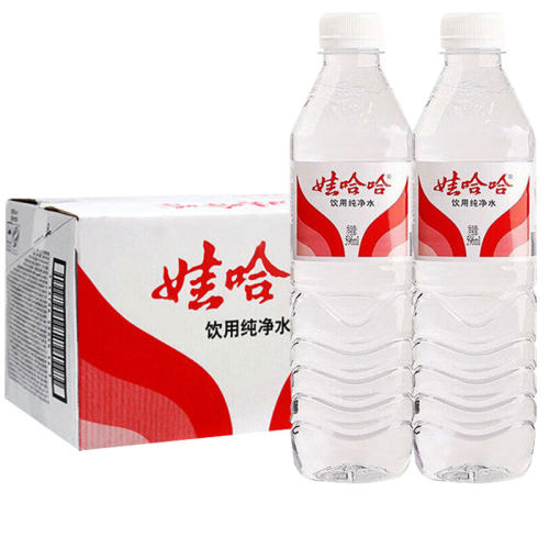 娃哈哈国产饮用纯净水596ml*24瓶