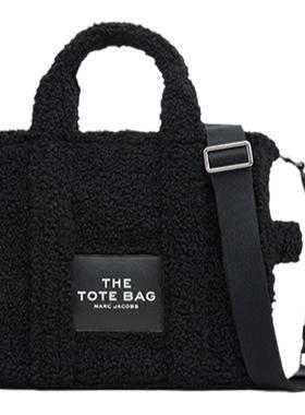 【季末折扣】MARC JACOBS/莫杰 MJ TOTE 中号泰迪毛绒斜挎托特包