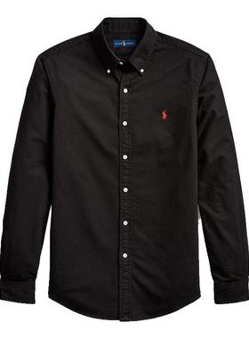 正品Ralph Lauren拉夫劳伦经典版牛津棉衬衫男长袖衬衣小马标