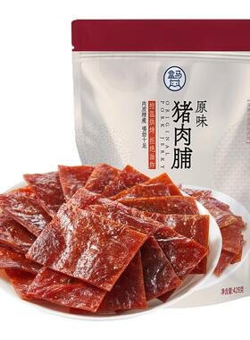 盒马 原味猪肉脯428g约48小包手撕猪肉干网红休闲零食独立包装