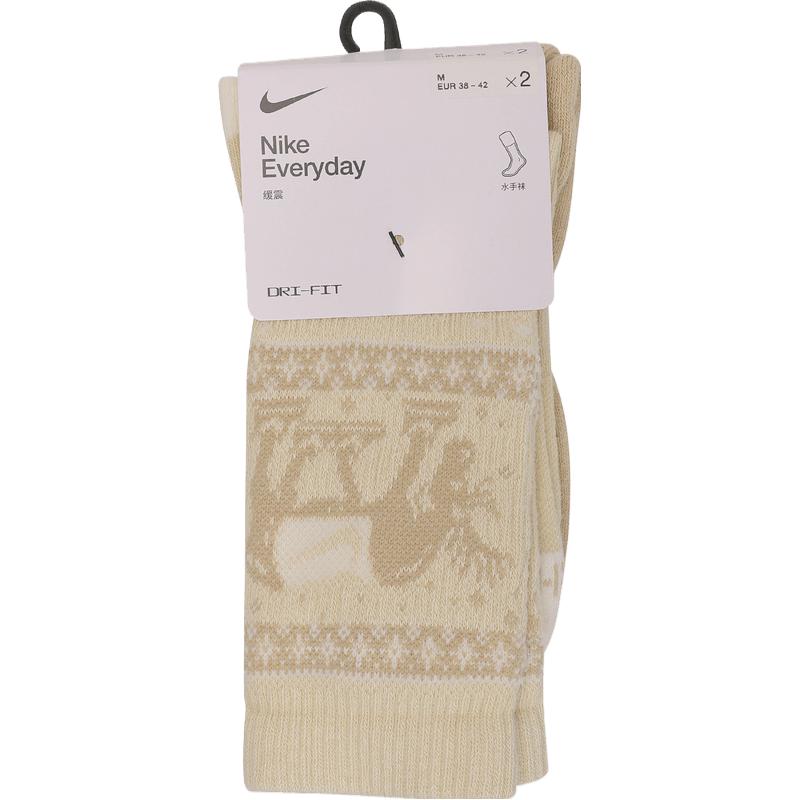 滔搏NIKE耐克男袜女袜运动休闲图案高帮长筒袜HV6939-902