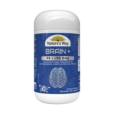 【自营】Nature's Way佳思敏脑力佳高含量DHA磷脂酰丝氨酸 30粒