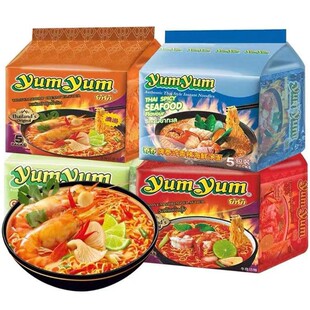 泰国进口养养牌yumyum冬阴功方便面海鲜汤面酸辣浓汤速食泡面夜宵