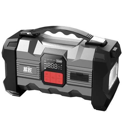 蓄匠3C认证汽车应急启动电源充气泵一体机强启打火搭电宝车载专用