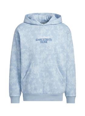 Adidas阿迪达斯男装2025冬季新款GSH HOODIE加绒连帽卫衣KC2782