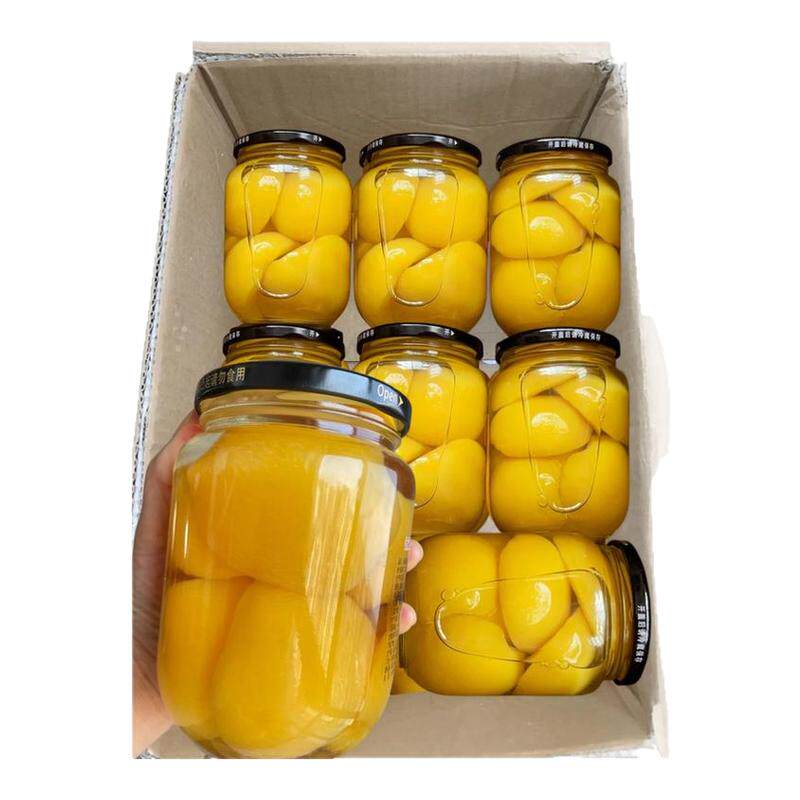 水果黄桃罐头新鲜糖水美味好吃即食桃子平邑休闲零食整箱批发正品