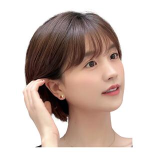 美禾 假发女短发真发全真人发丝气质甜美蕾丝无痕bobo头全头发套