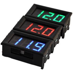LED数码 120V直流数显表数字电压表头指示显示器 管两线电压表DC5V