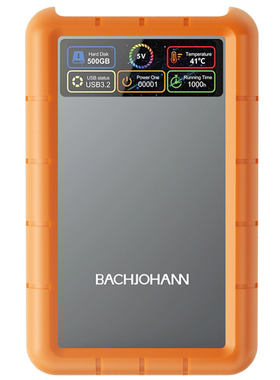 巴赫2.5寸移动硬盘1t/2T手机备份电脑高速苹果华为通用照片存储器