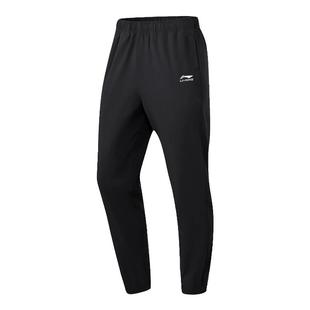 李宁加绒运动裤男款2025新款冬季加厚青少年裤子休闲卫裤直筒长裤