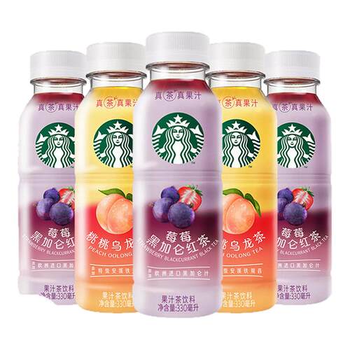 星巴克官方正品茶饮330ml*8