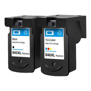 3080 2400 3180 MX498 3480打印机连供可加墨 适用佳能ts3380打印机墨盒845黑色846彩色mg2580s TR4580 2880s