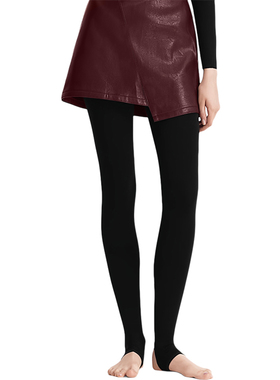 【自营】ATSUGI/厚木秋冬加绒加厚500D高腰显瘦踩脚裤舒适女爆款