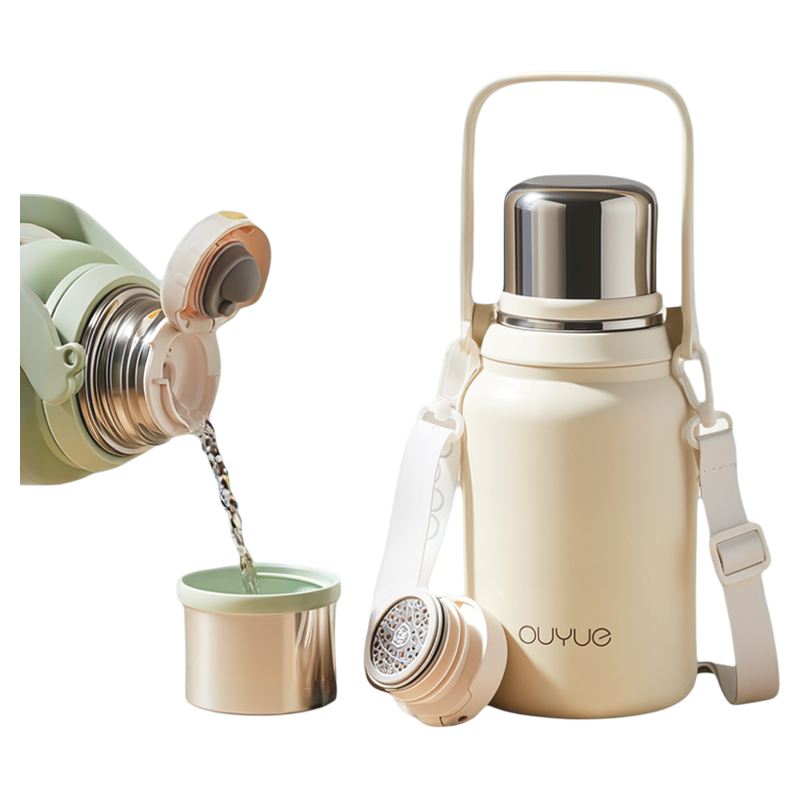 外出便携户外大容量保温杯闷茶壶