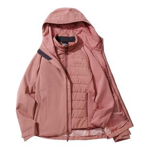 JackWolfskin狼爪早春新款 女GLAABACH轻暖三合一冲锋衣A61887A