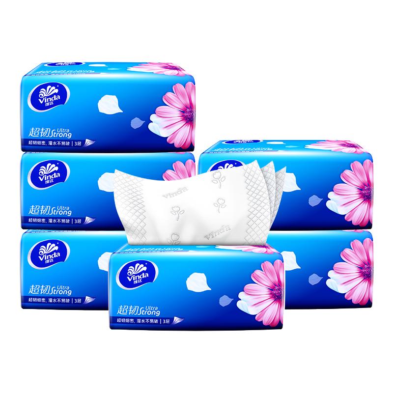 维达超韧抽纸110抽6包S码