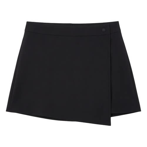 NIKE耐克女短裙夏季运动短裤防走光A字半身裙黑色裙裤IR1649-010