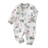 男女宝宝长袖 贝贝怡婴儿纯棉连体衣四季 新生儿衣服春秋季 爬服哈衣