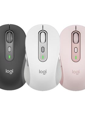 罗技M750M/L无线蓝牙鼠标轻音办公家用笔记本台式电脑大小手