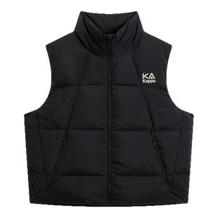 新款 2025冬季 立领保暖背心马甲羽绒服K0FY2NY71 女装 Kappa卡帕男装