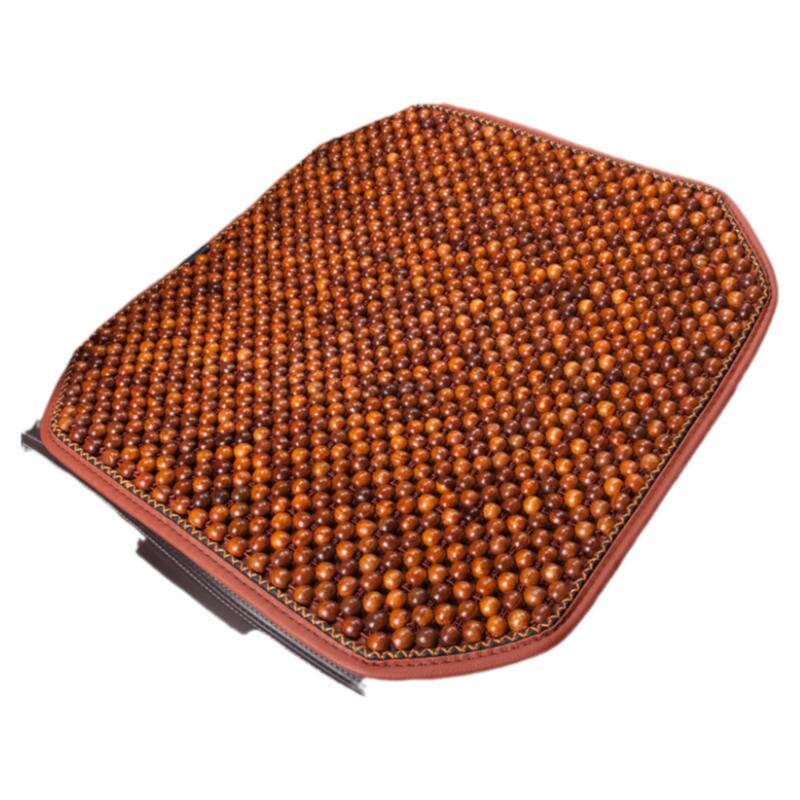 木珠汽车坐垫单片三件套无靠背夏季透气凉垫夏天珠子四季通用座垫