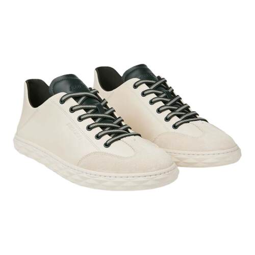 JIMMYCHOO/皮革拼接低帮运动鞋