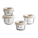 KUB可优比玻璃辅食盒储存盒婴儿蒸煮冷冻保鲜盒宝宝蒸蛋碗辅食碗