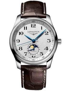 Longines浪琴手表男名匠系列瑞士正品月相自动机械L2.909.4.78.3