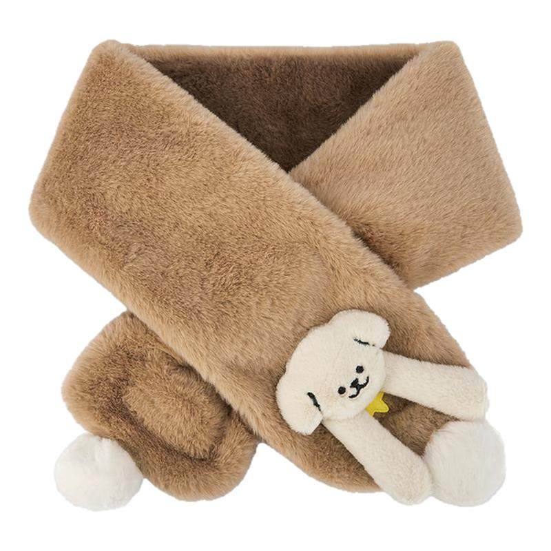 商场同款巴拉巴拉儿童围巾男童女童毛绒兔子玩偶围巾2025保暖冬季,童装/婴儿装/亲子装,围巾,淘宝优惠券,粉丝福利购,淘宝优惠卷