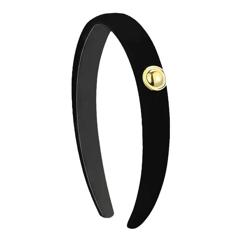 法式复古黑色发箍女小众百搭高级