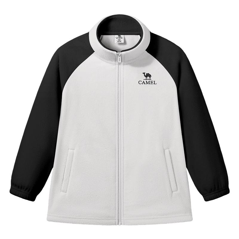 骆驼男童摇粒绒外套儿童抓绒衣