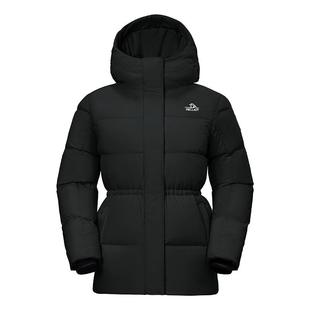 保暖收腰防风黑色滑雪服外套 伯希和户外羽绒服女款 800蓬鹅绒