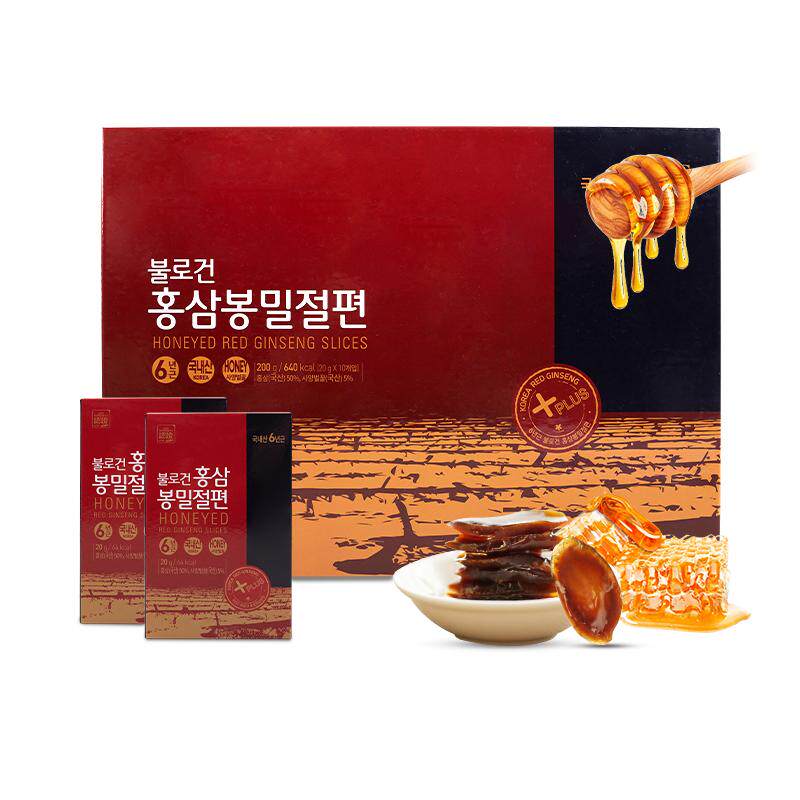 不老健高丽参韩国红参蜜片礼盒