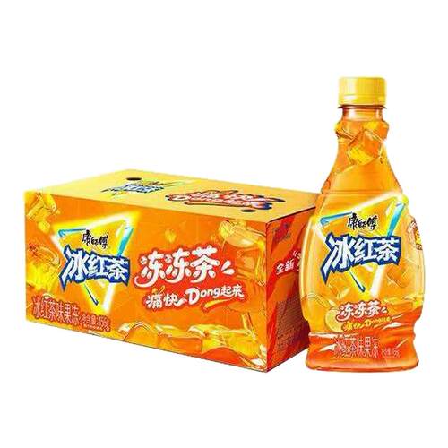 康师傅冰红茶冻冻茶456g*12瓶