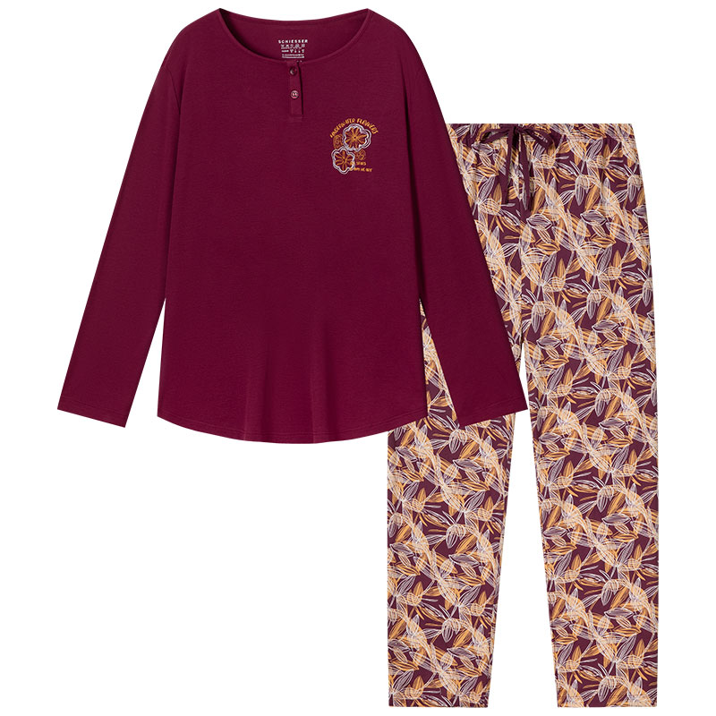 舒雅女士棉莫代尔家居服套装