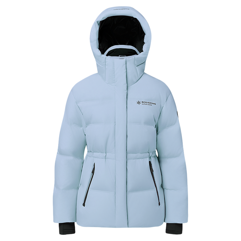 波司登2025新款冬季短款羽绒服女冰雪运动连帽时尚保暖加厚滑雪