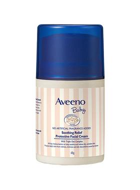 【自营】Aveeno艾惟诺燕麦润肤霜 小喷泉面霜48g宝宝霜保湿护肤霜