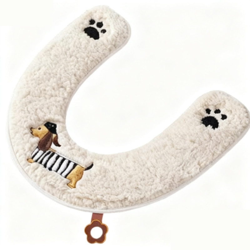 马桶垫冬季U型2026热卖加厚毛绒抗菌坐便器垫子四季通用马桶坐垫