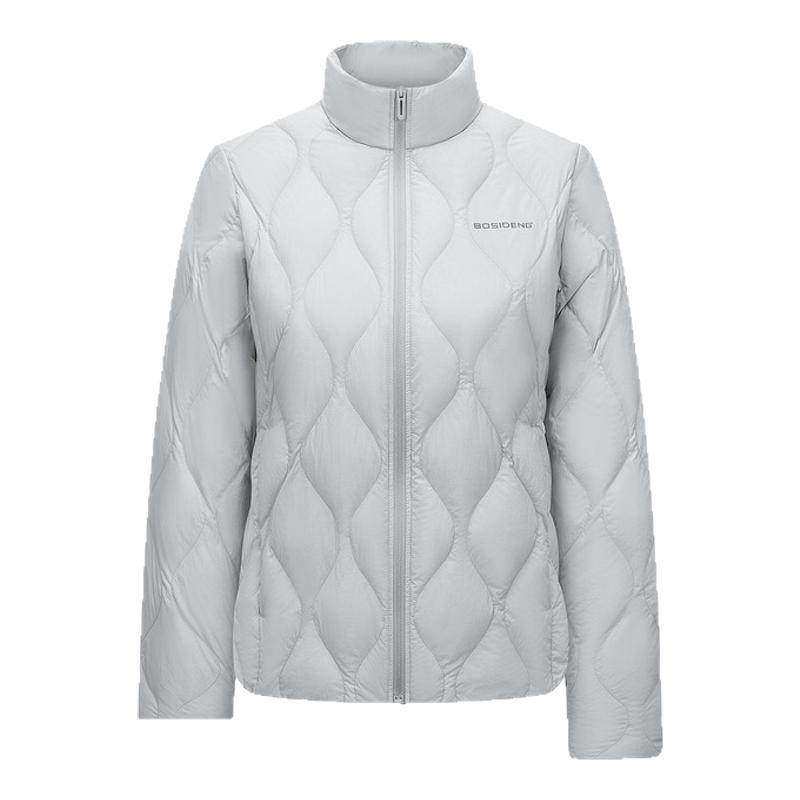 波司登25秋季新款鹅绒羽绒服内胆叠穿女士短款立领轻薄亲肤外套