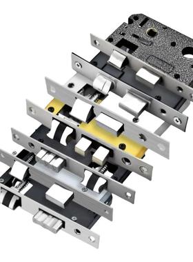 卧室门锁室内通用型套装门锁小50大5058锁体房间门锁整套锁体配件