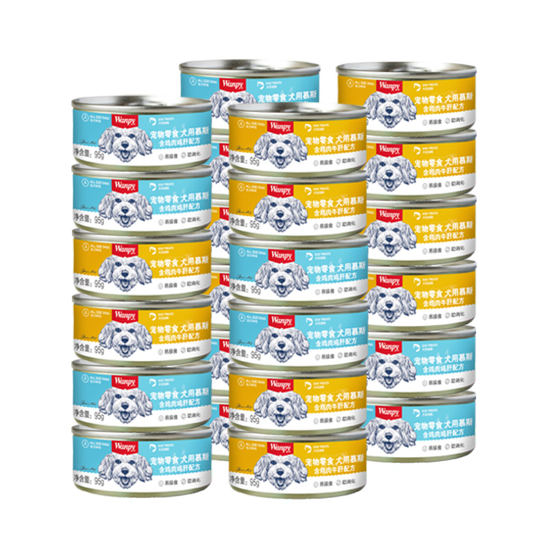 顽皮狗罐头拌饭湿粮幼犬营养零食
