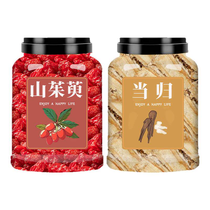 山茱萸和当归中药材正品官方旗舰店野生正宗山萸肉泡茶泡水片500g