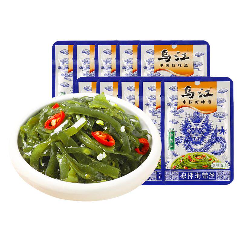 乌江海带丝凉拌海味即食佐餐下饭菜咸菜酱腌菜泡菜涪陵特产榨菜