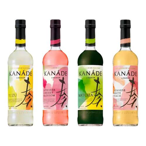 三得利奏系列利口酒 Suntory KANADE日本直邮柚子/抹茶/白桃/樱花
