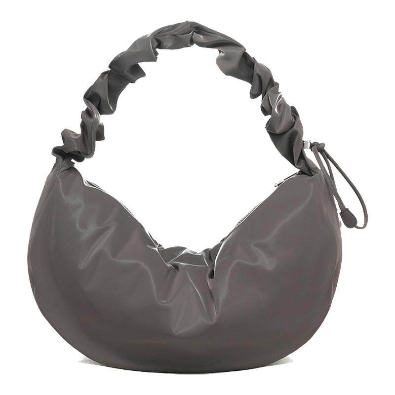 Carlyn BABE M中号韩国马鞍饺子包单肩手提包调节肩带流浪Hobo包