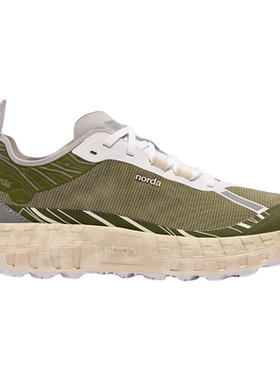 norda 001男子低帮越野跑鞋墨绿色Dyneema户外徒步轻便耐磨运动鞋