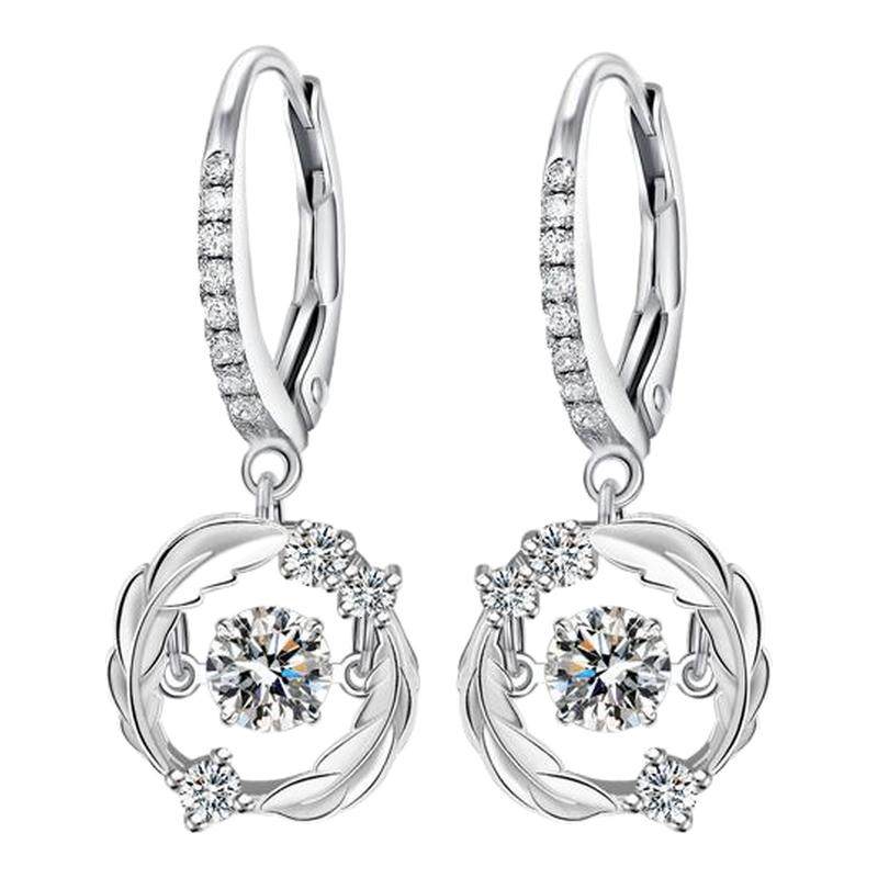 莫桑石耳环女纯银耳钉耳饰耳坠钻石轻奢2026新款爆款高级感巨好看